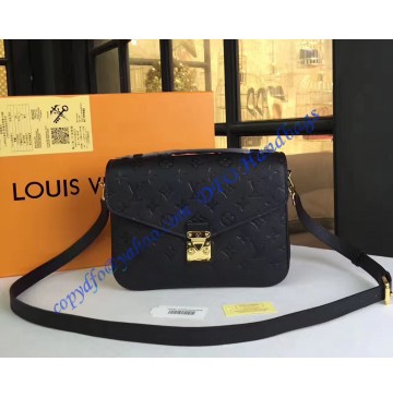 Louis Vuitton Monogram Empreinte Pochette Metis Black M41487 – LuxTime DFO Handbags