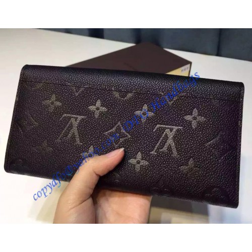 Louis Vuitton Sarah Wallet in Black Monogram Empreinte Leather – LuxTime DFO Handbags