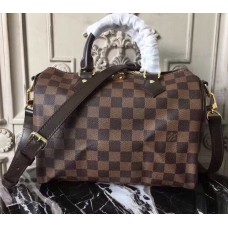 Louis Vuitton Damier Ebene Speedy 25cm with shoulder strap bandouliere N41181
