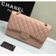 Chanel Jumbo Classic Flap Bag in Pink Caviar Leather with golden hardware