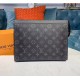 Louis Vuitton Monogram Eclipse Pochette Voyage MM M61692