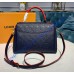 Louis Vuitton Monogram Empreinte Leather Georges MM Marine Rouge M53945