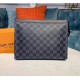 Louis Vuitton Damier Graphite Pochette Voyage MM N41696