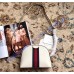 Gucci Ophidia Leather Small Shoulder Bag GU499621-white