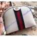 Gucci Ophidia Leather Small Shoulder Bag GU499621-white
