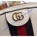 Gucci Ophidia Leather Small Shoulder Bag GU499621-white