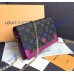 Louis Vuitton Monogram Canvas Flore Chain Wallet Fuchsia M67404