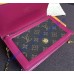 Louis Vuitton Monogram Canvas Flore Chain Wallet Fuchsia M67404
