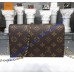 Louis Vuitton Monogram Canvas Flore Chain Wallet Rose Ballerine M67405
