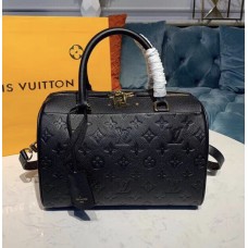 Louis Vuitton Monogram Empreinte Leather Speedy Bandouliere 25 Noir M42401