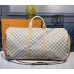 Louis Vuitton Damier Azur Keepall Bandouliere 55 N41429