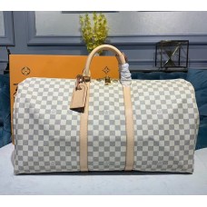 Louis Vuitton Damier Azur Keepall Bandouliere 55 N41429