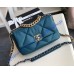 Chanel 19 Small Flap Bag C1160-blue