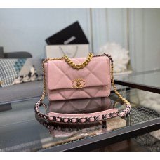 Chanel 19 Small Flap Bag C1160-pink