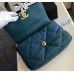 Chanel 19 Large Flap Bag C1161-blue