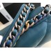 Chanel 19 Large Flap Bag C1161-blue