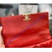Chanel 19 Large Flap Bag C1161-red