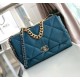 Chanel 19 Maxi Flap Bag C1162-blue