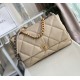 Chanel 19 Maxi Flap Bag C1162-tan