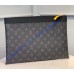 Louis Vuitton Monogram Eclipse Discovery Pochette GM M69256