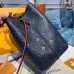 Louis Vuitton Monogram Empreinte Neonoe MM M45306-navy-blue