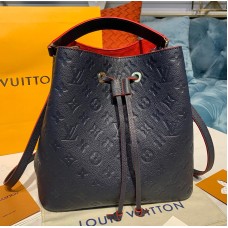 Louis Vuitton Monogram Empreinte Neonoe MM M45306-navy-blue