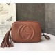 Gucci Soho Small Leather Disco Bag GU308364-light-brown