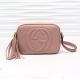 Gucci Soho Small Leather Disco Bag GU308364-light-pink