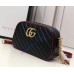 Gucci GG Marmont small matelasse shoulder bag GU447632-black-red