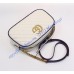 Gucci GG Marmont small matelasse shoulder bag GU447632-white-blue