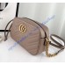 Gucci GG Marmont small matelasse shoulder bag GU447632A-tan