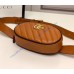 Gucci GG Marmont Matelasse Leather Belt Bag GU476434-brown-black