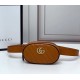 Gucci GG Marmont Matelasse Leather Belt Bag GU476434-brown-black