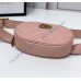 Gucci GG Marmont Matelasse Leather Belt Bag GU476434-pink