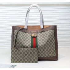 Gucci Ophidia soft GG Supreme medium tote GU547947C-brown