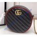 Gucci GG Marmont Mini Round Shoulder Bag GU550154-black-red