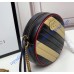 Gucci GG Marmont Mini Round Shoulder Bag GU550154-black-yellow