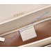 Gucci GG Supreme Horsebit 1955 shoulder bag GU602204C-white