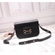 Gucci Leather Horsebit 1955 shoulder bag GU602204L-black