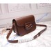 Gucci Leather Horsebit 1955 shoulder bag GU602204L-brown