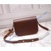 Gucci Leather Horsebit 1955 shoulder bag GU602204L-brown
