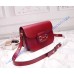 Gucci Leather Horsebit 1955 shoulder bag GU602204L-red