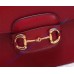 Gucci Leather Horsebit 1955 shoulder bag GU602204L-red