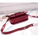 Gucci Leather Horsebit 1955 shoulder bag GU602204L-red