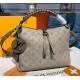 Louis Vuitton Mahina Beaubourg Hobo MM M56073-tan