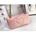 Gucci Small GG Marmont Matelasse Shoulder Bag Pink