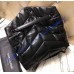 Saint Laurent LOULOU PUFFER Medium bag in quilted lambskin YSL577475C-black