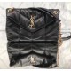 Saint Laurent LOULOU PUFFER Small bag in quilted lambskin YSL577476A-black