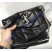 Saint Laurent LOULOU PUFFER Small bag in quilted lambskin YSL577476B-black