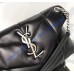 Saint Laurent LOULOU PUFFER Small bag in quilted lambskin YSL577476B-black